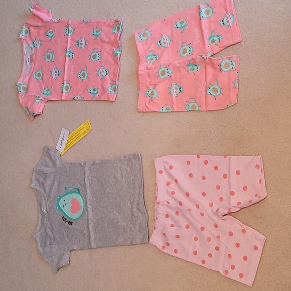 Carter's Other - Carter's Girls 6 4PC Pajama Set NWT